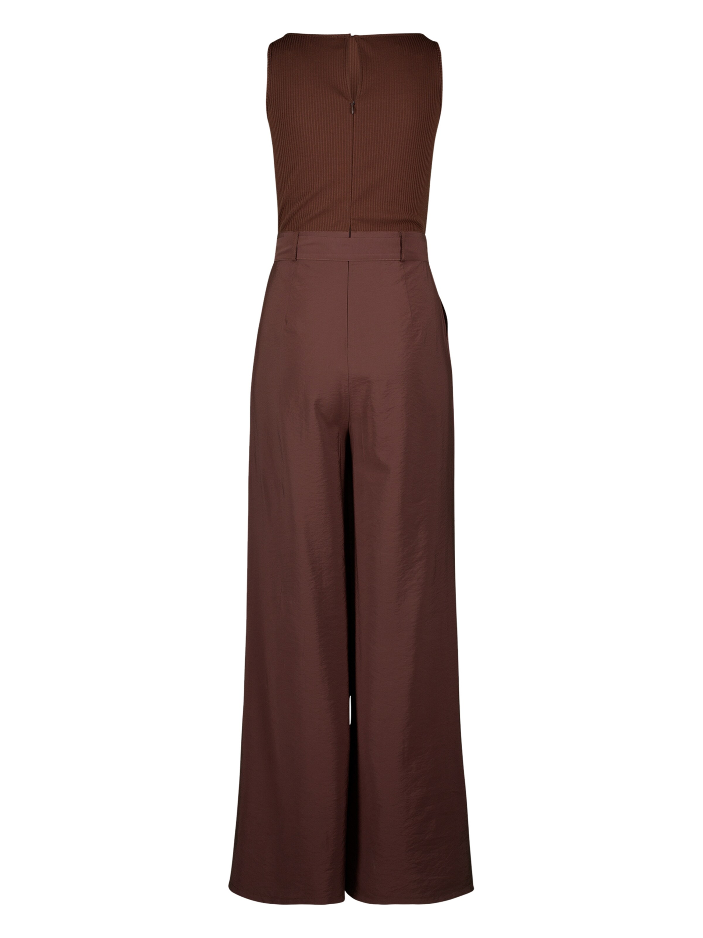 Tuta jumpsuit di zero in marrone