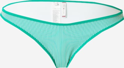 TOMMY HILFIGER Bikiniunderdel i jade / hvit, Produktvisning