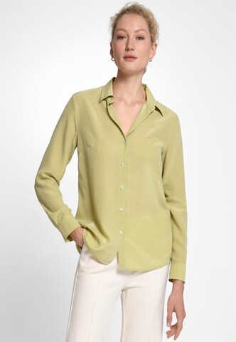 Peter Hahn Blouse in Groen: voorkant