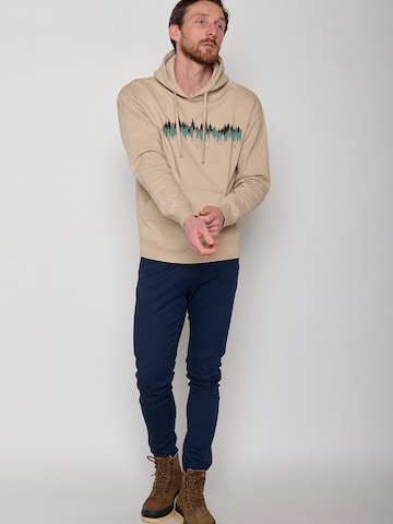 Sweat-shirt 'Nature Forest Run' GREENBOMB en marron