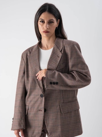 Blazer 'Quadro' MND en marron : devant