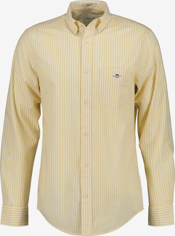 GANT Business Shirt in Yellow: front