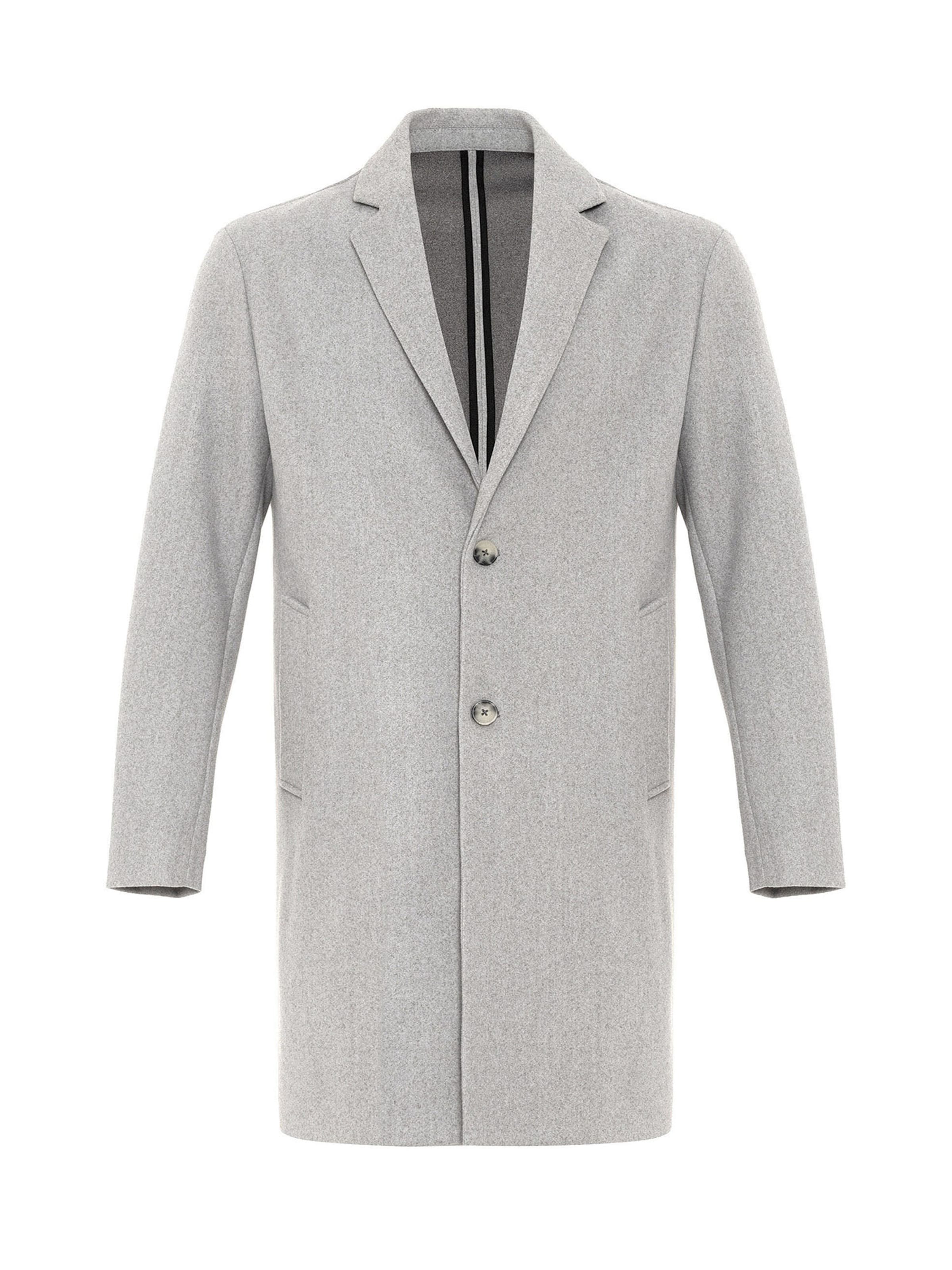 Antioch Демисезонное пальто в Серый: спереди