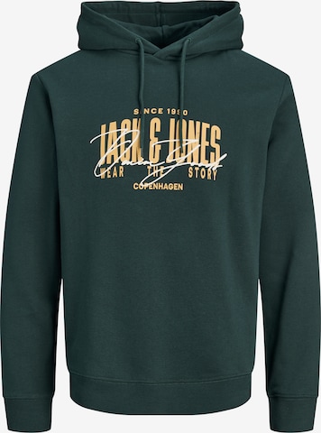 JACK & JONES - Sudadera 'JJAERO' en verde: frente