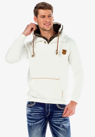 Sweat-shirt 'Fusion' CIPO & BAXX en mélange de couleurs : devant
