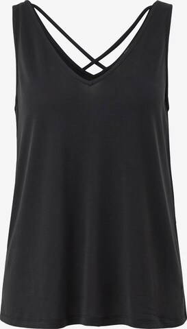 COMMA Top in Black: front