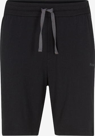 JOOP! Regular Pajama Pants in Black: front