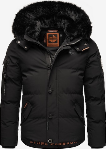 STONE HARBOUR Winterjacke 'Halvaar' in Schwarz