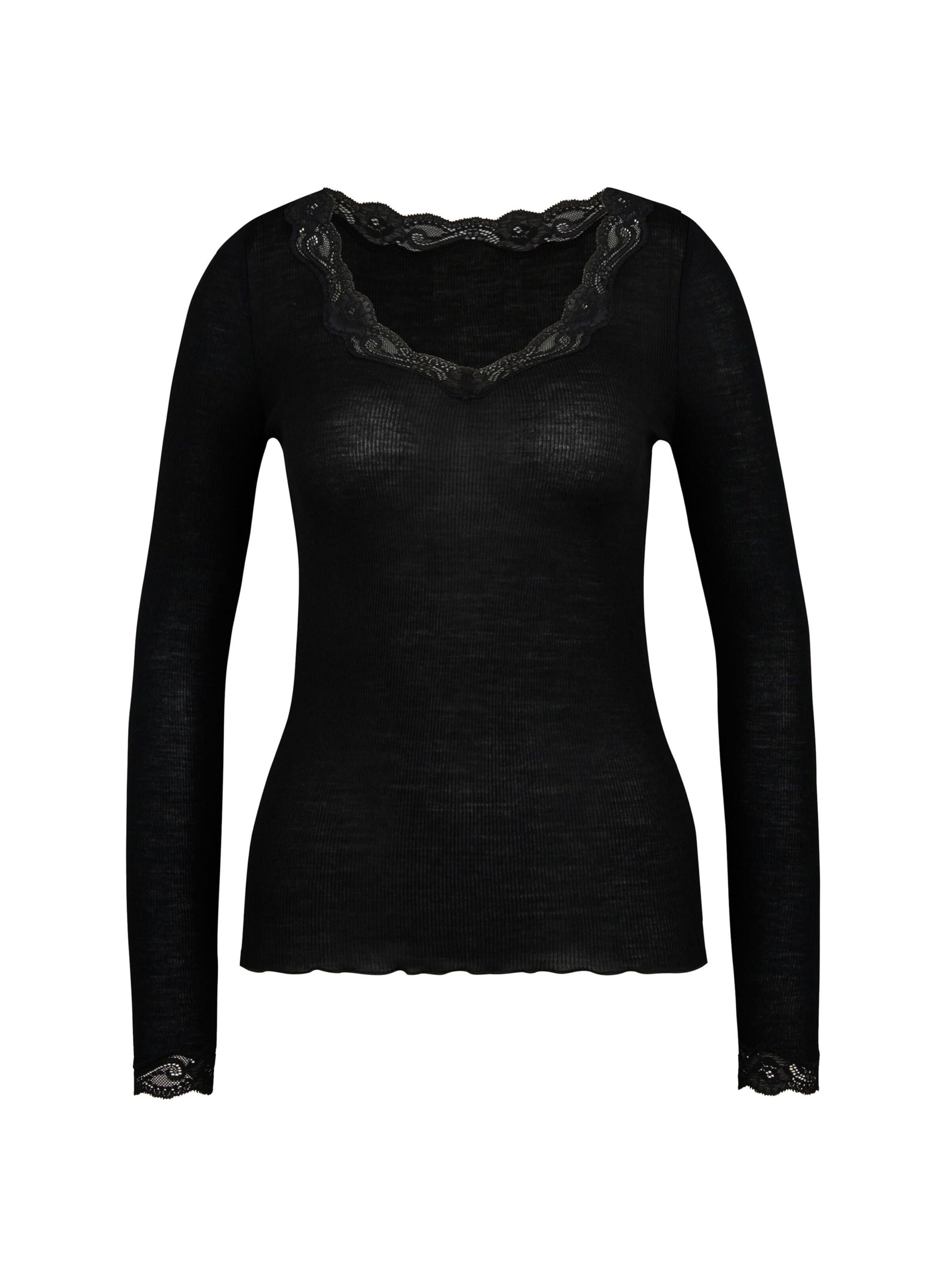 CALIDA Onderhemd 'Richesse Lace' in Zwart: voorkant
