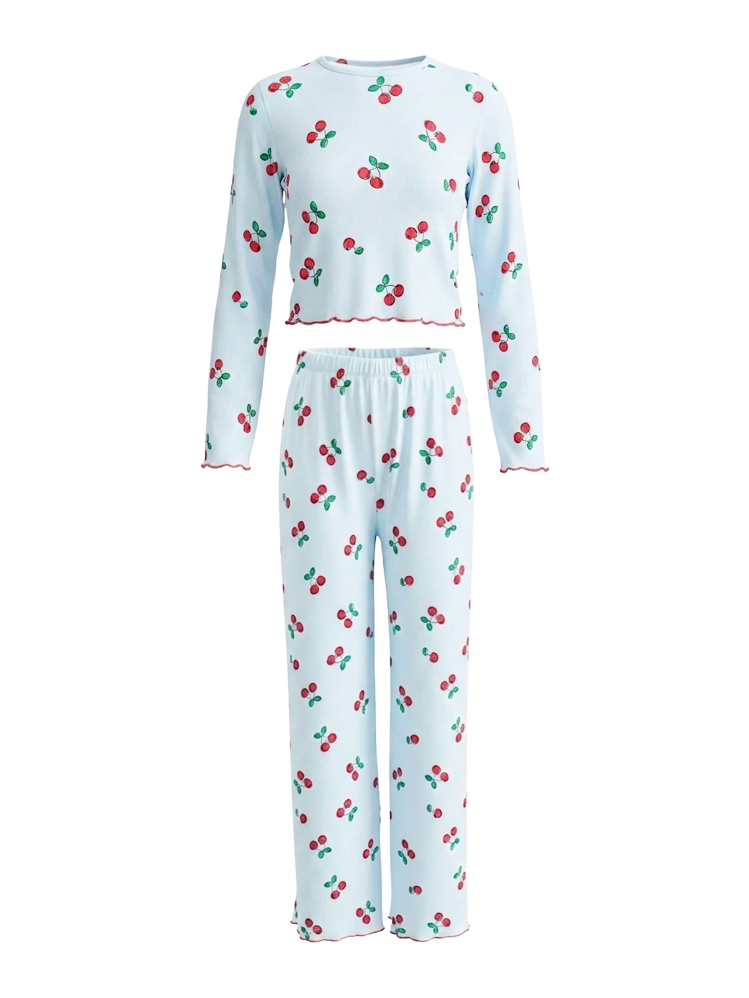 Imily Bela - Pijama em azul: frente