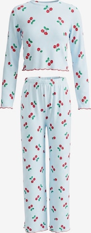 Imily Bela - Pijama em azul: frente