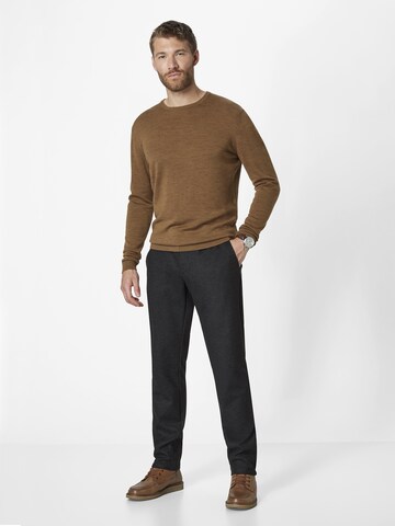 REDPOINT Slimfit Chinohose in Grau