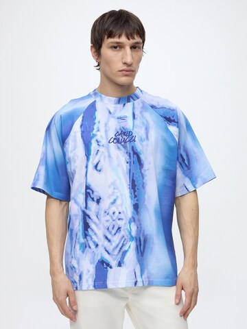 Carlo Colucci T-Shirt in Blau: Vorderseite