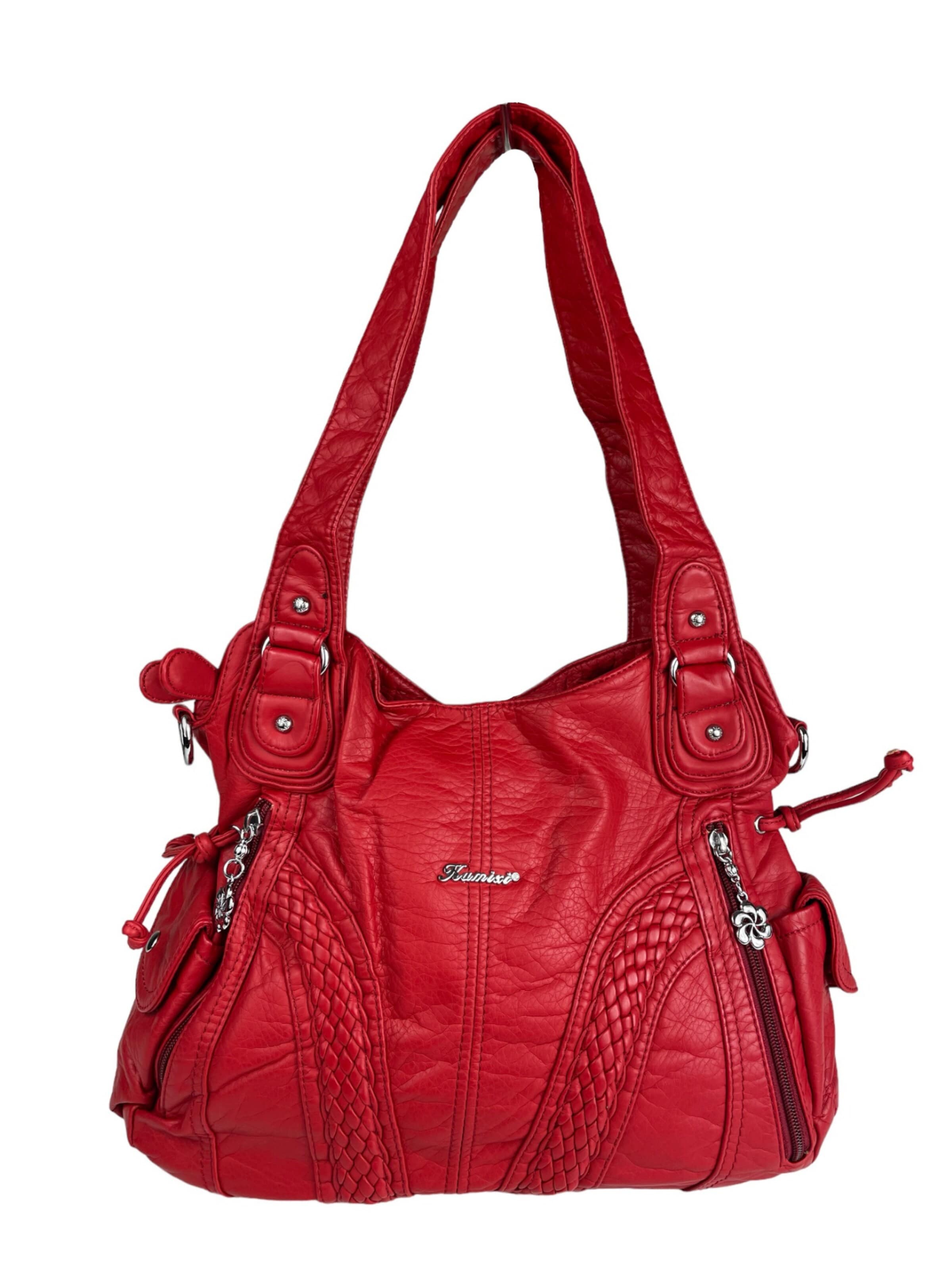 Kumixi Handtas in Rood: voorkant