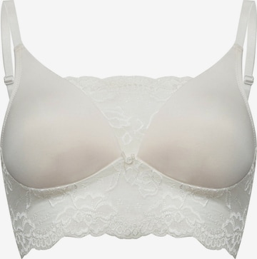 Marc & André Bralette Bra in White: front