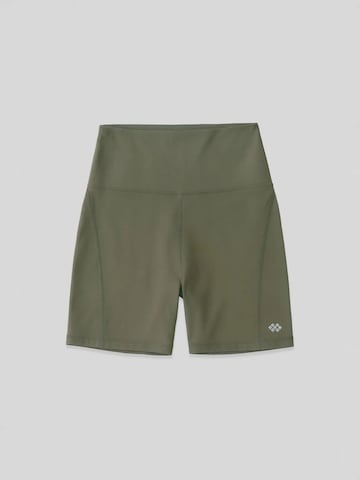 Tommy LifeSkinny Tajice 'Gamaschen' - zelena boja: prednji dio