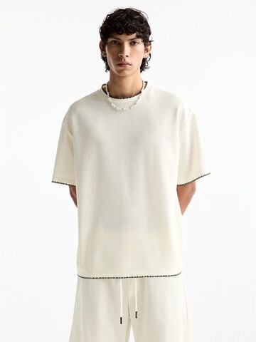 Pull&Bear T-Shirt in Weiß: Vorderseite