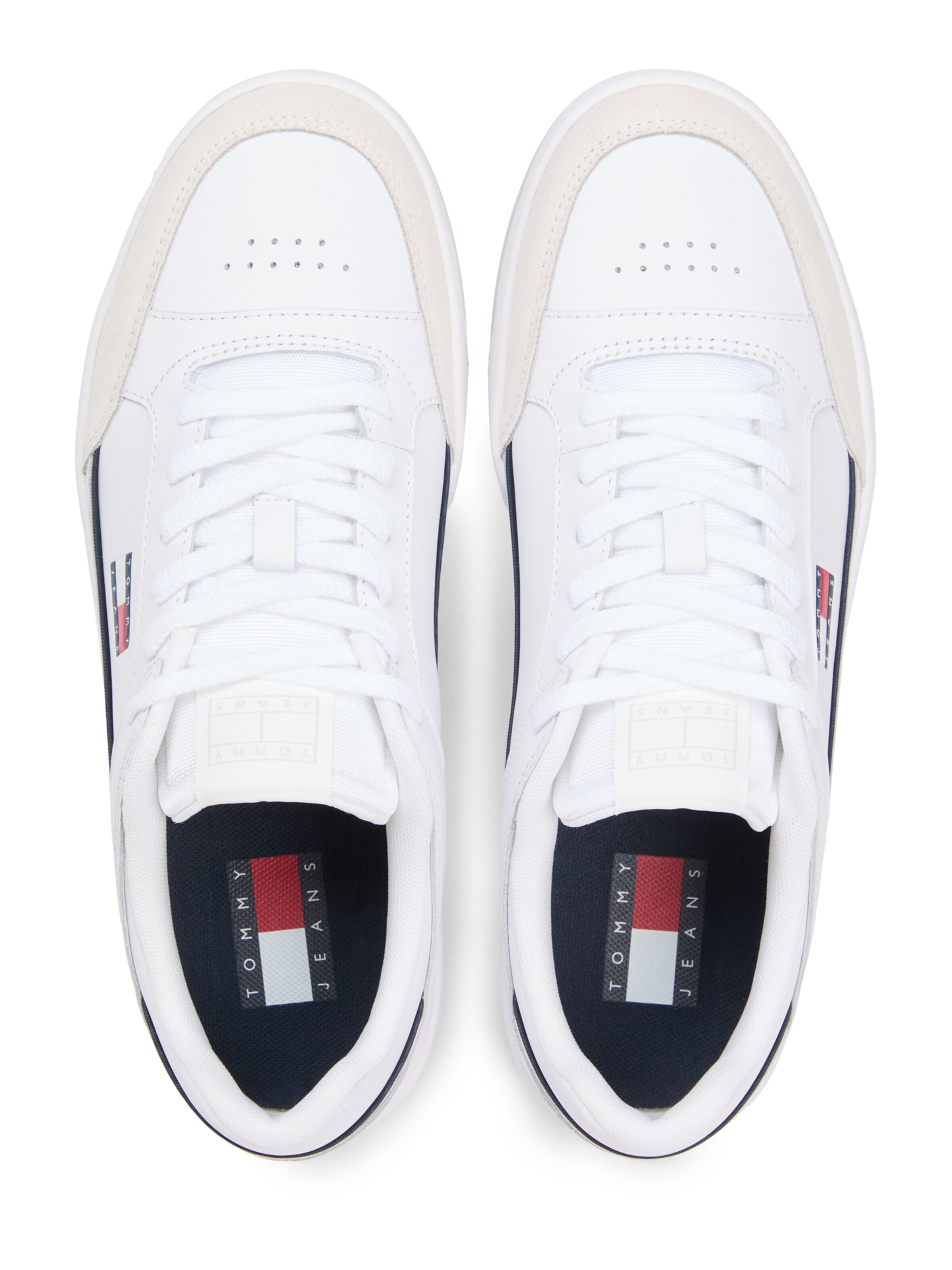 Tommy Jeans Низкие кроссовки в Белый