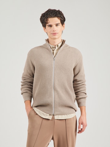 Kronstadt Knit cardigan 'Abel' in Beige: front