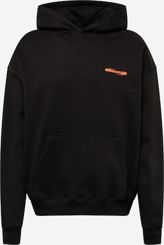 Pegador Sweatshirt 'FURBER' in Zwart: voorkant