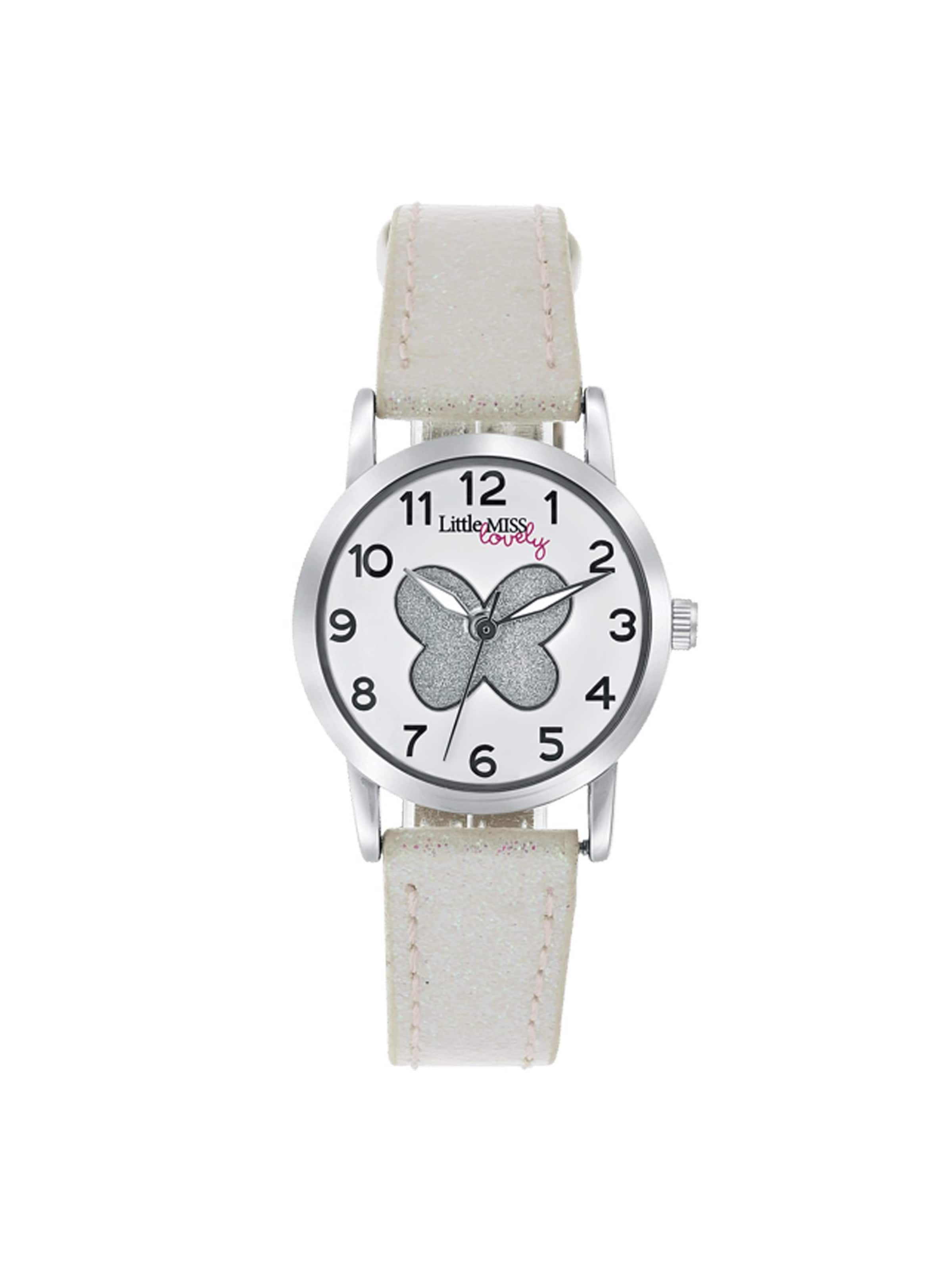 Lucardi Analog Watch 'Liebe' in Beige: front