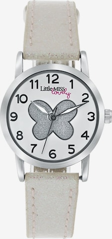 Lucardi Analog Watch 'Liebe' in Beige: front