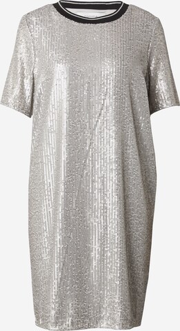 Robe comma casual identity en argent : devant