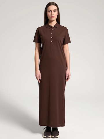 NOWIHT Jurk 'Seraphine' in Bruin