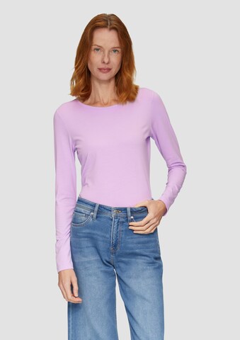 s.Oliver Shirt in Lila: Vorderseite