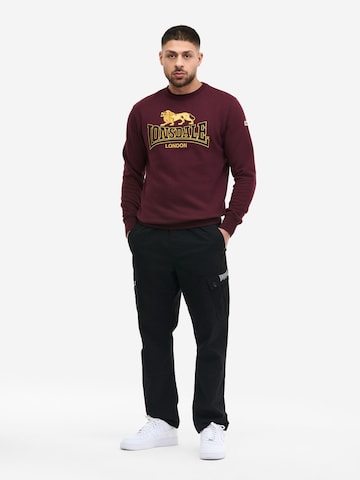 Sweat-shirt 'LAWINS' LONSDALE en rouge