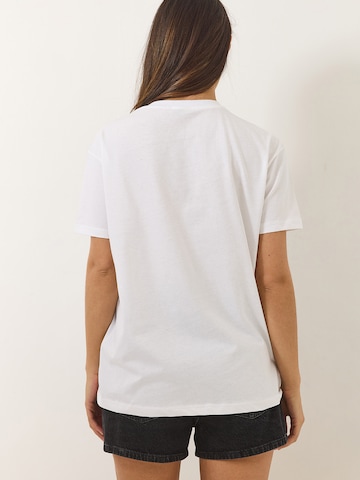 T-shirt Bianco Lucci en blanc