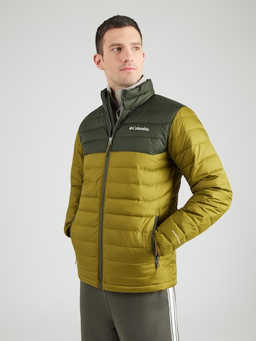 COLUMBIA Vabaajajope 'Powder Lite™ II', värv roheline: eest vaates