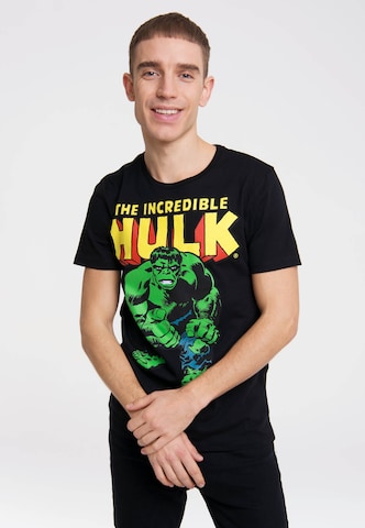 LOGOSHIRT T-Shirt 'The Incredible Hulk' in Mischfarben: predná strana