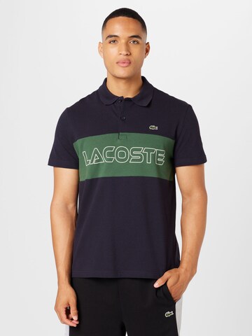 T-Shirt LACOSTE en bleu : devant