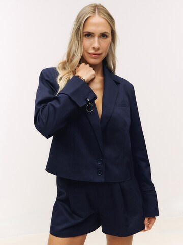 ÉVOIR by Alena Gerber Blazers in Blauw: voorkant
