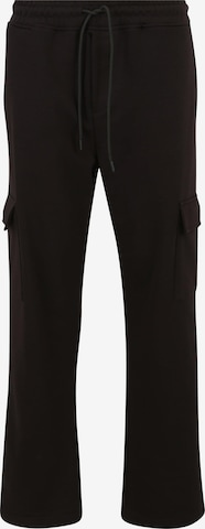 Pantaloni cargo 'Ice' di DEF in nero: frontale