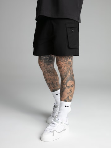 SikSilk Regular Broek in Zwart: voorkant