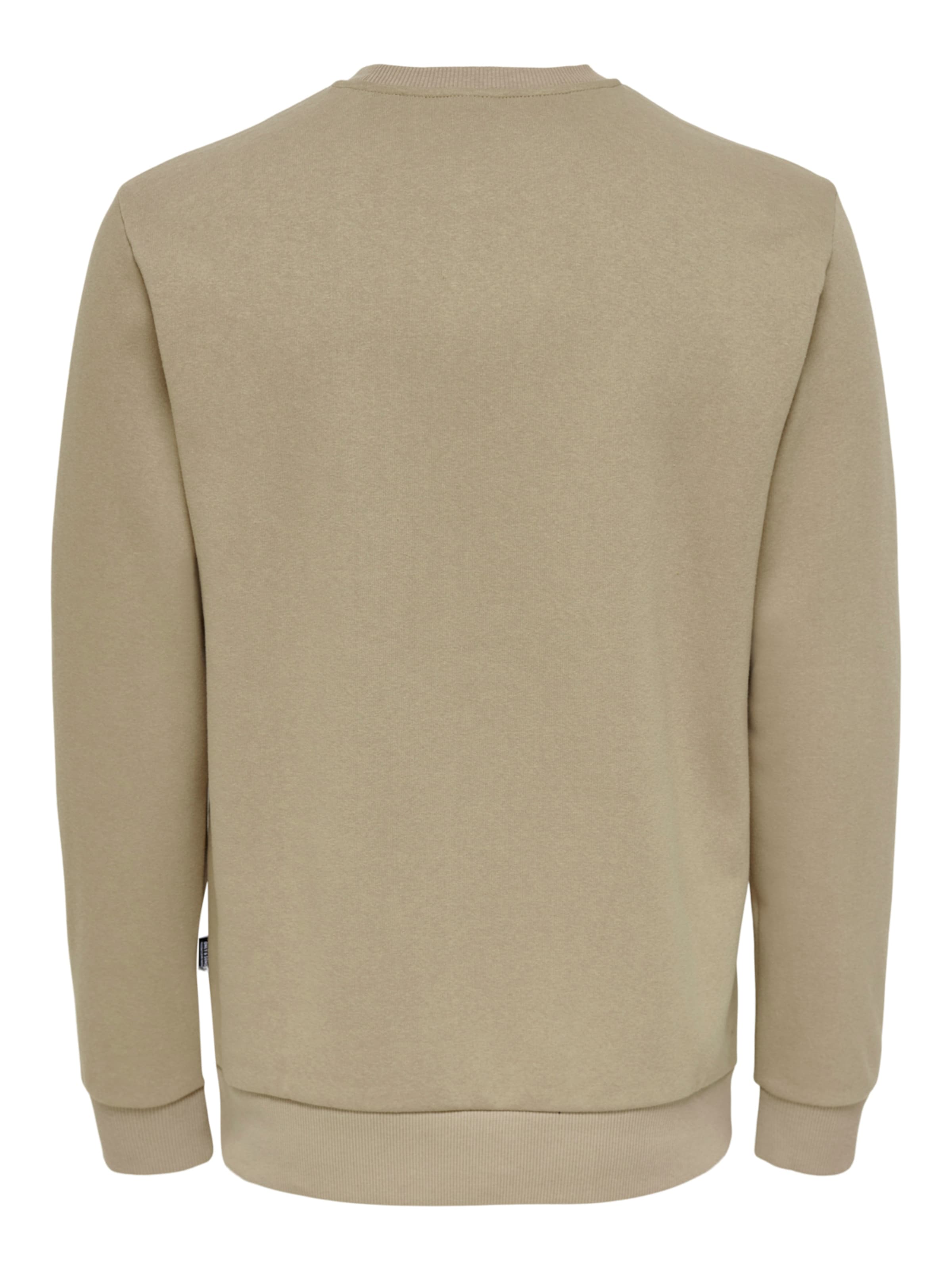 Coupe regular Sweat-shirt 'Ceres' Only & Sons en beige