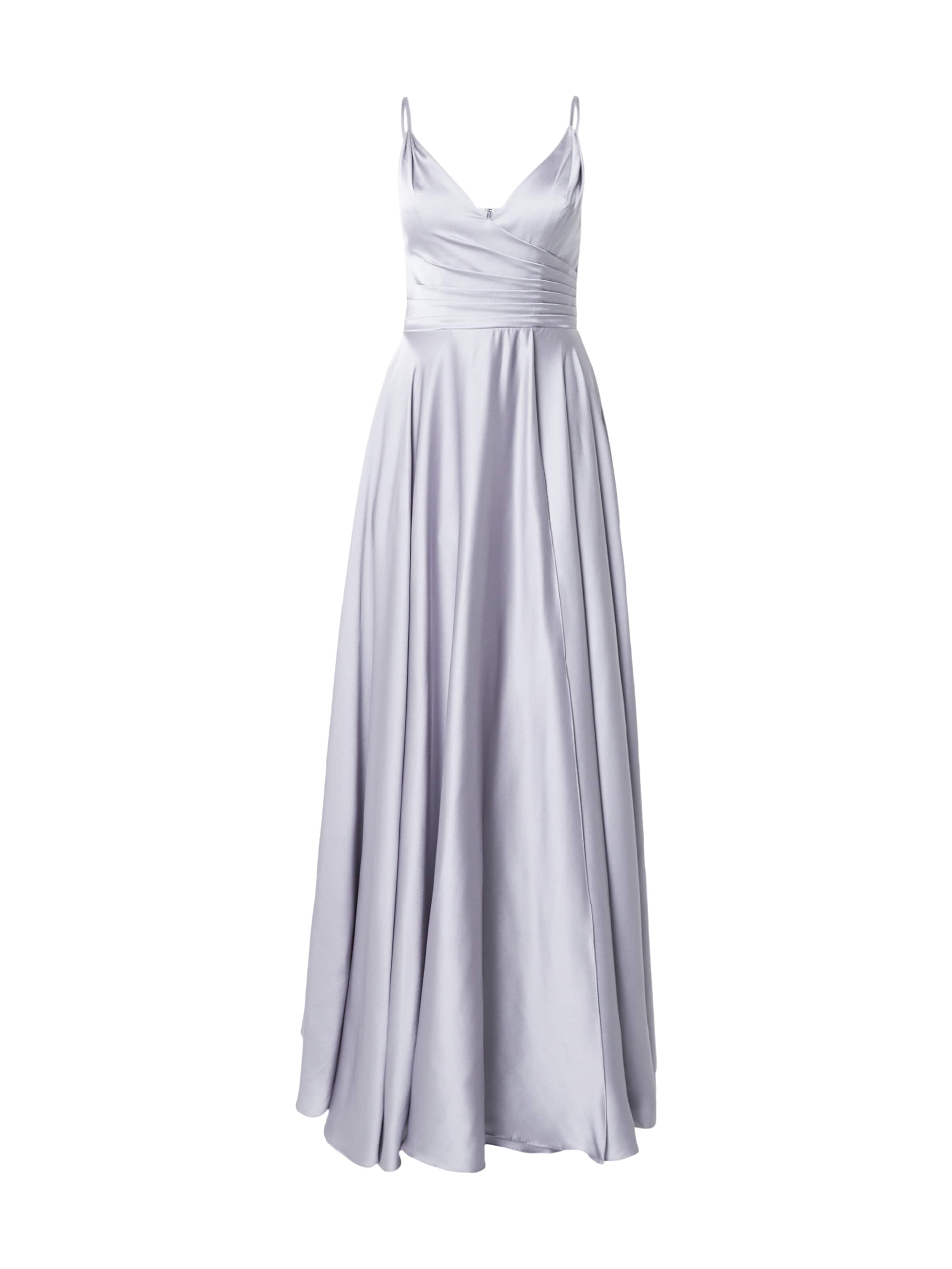 Robe de soirée mascara en argent : devant
