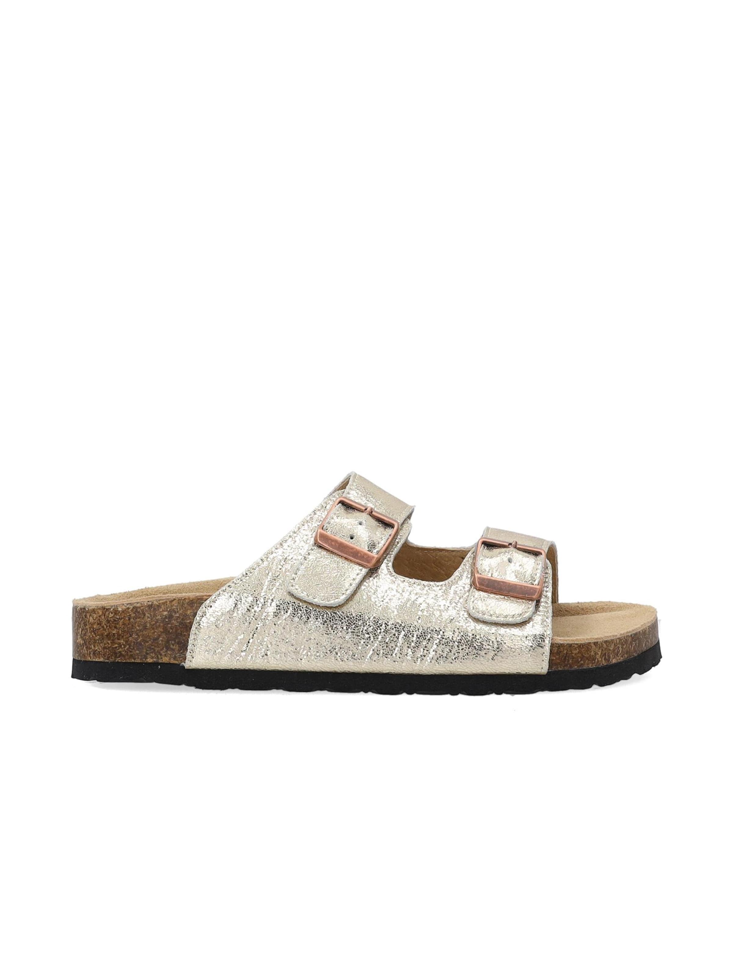 VENEZIA Mules 'Venezia' in Gold: front
