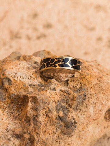 Chic by Lirette Ring 'Ring Craquelé' in Black