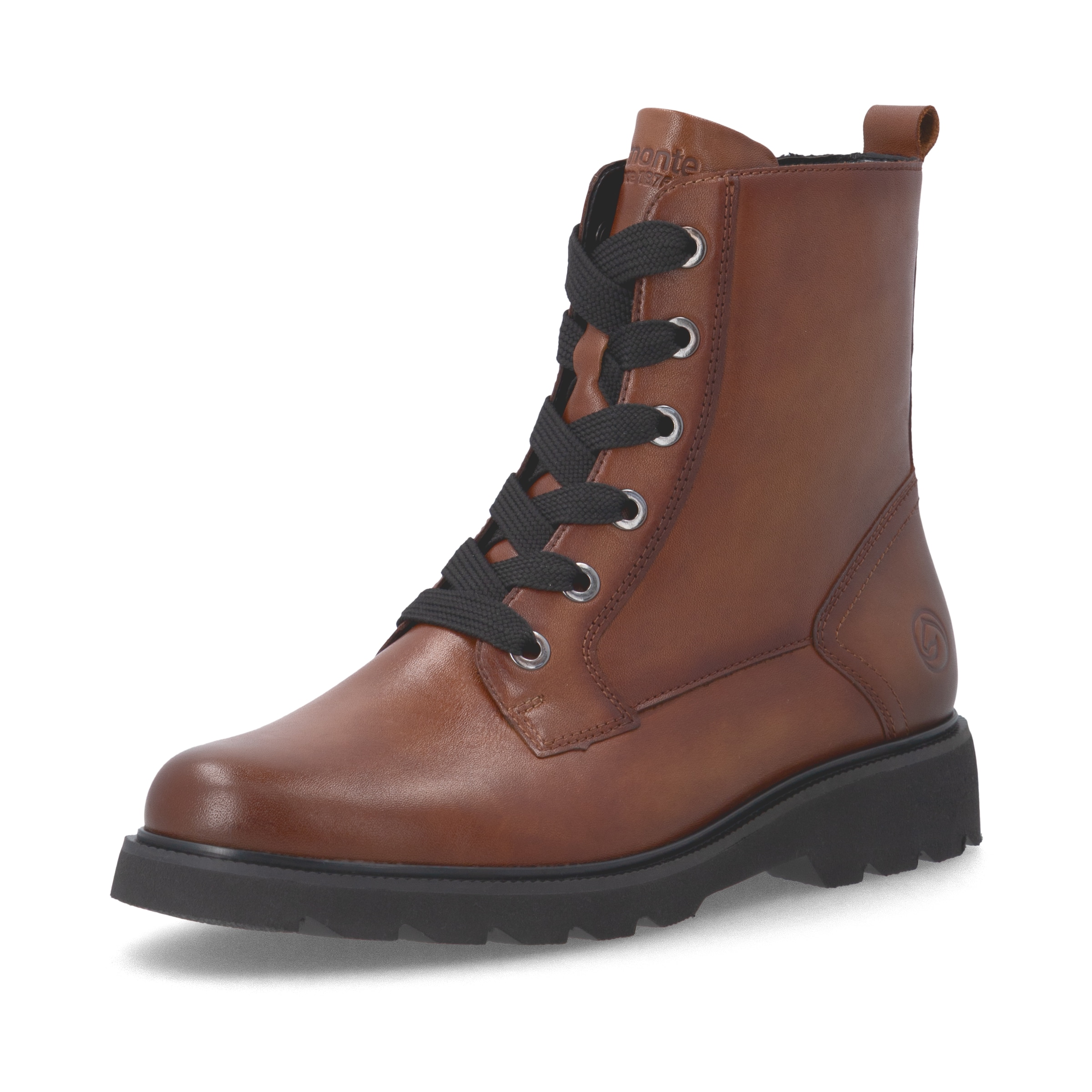 Bottines à lacets ' D3S71 ' REMONTE en marron : devant