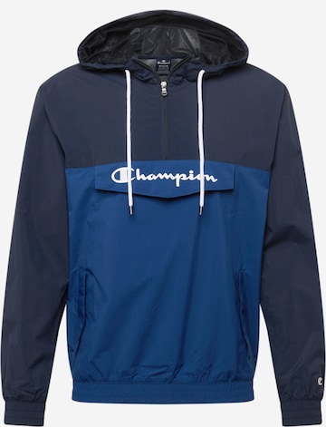 Champion Authentic Athletic Apparel Přechodná bunda – modrá: přední strana