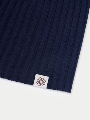 GOBI Cashmere Mössa 'Unisex Cashmere Rib Knit Hat' i blå