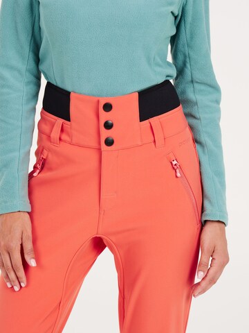 Coupe slim Pantalon de sport 'LULLABY' PROTEST en rouge