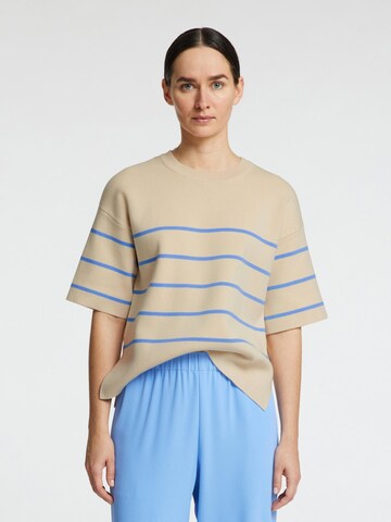 Cardigan SELECTED FEMME en jaune : devant