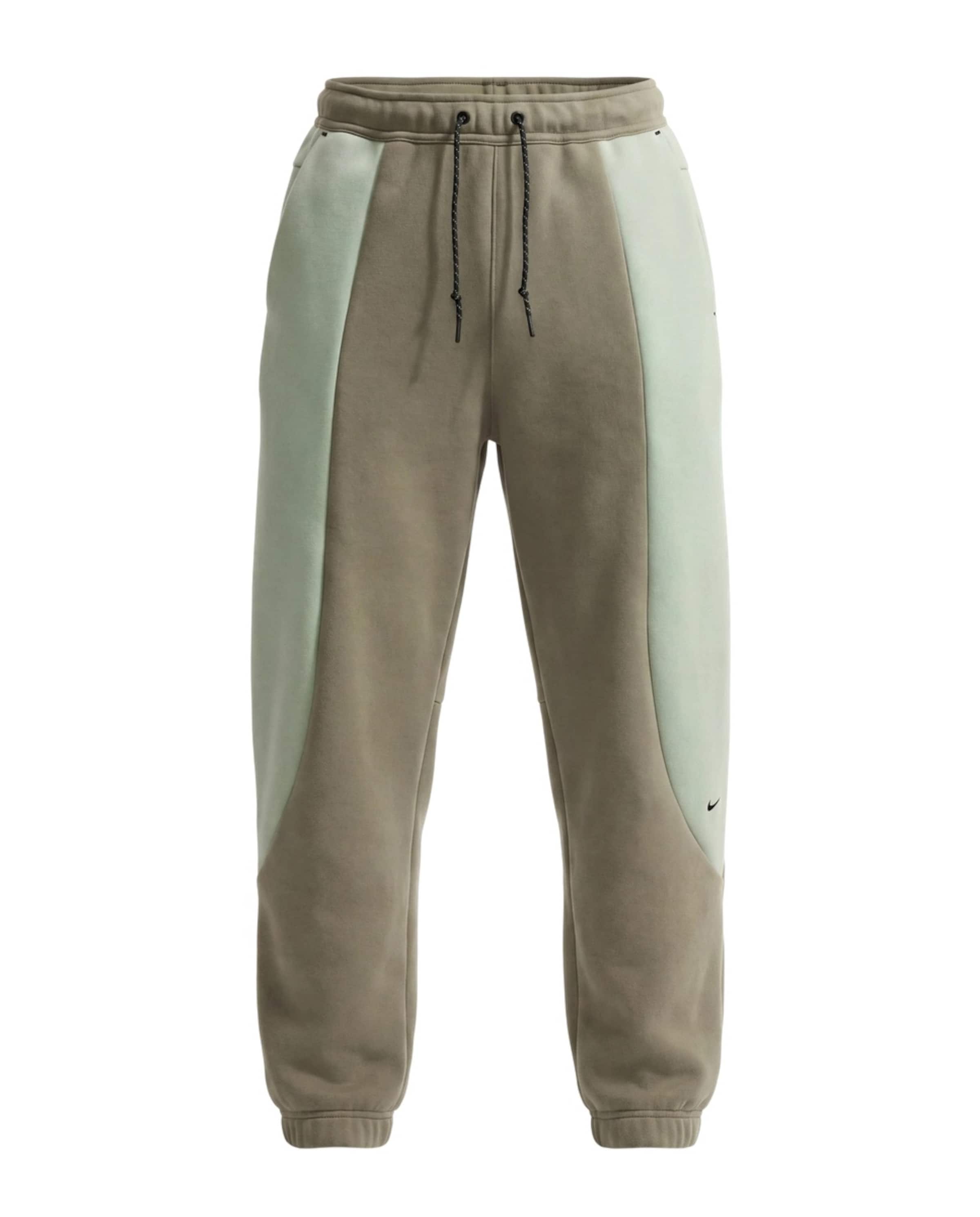 khaki / világoszöld Nike Sportswear Nadrág 'TECH FLC PRO CB' - 29-30, Termék nézet