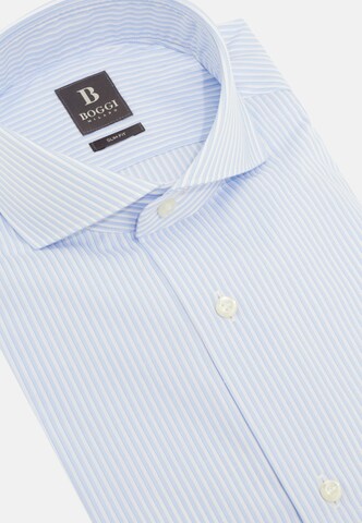 Boggi Milano Regular Fit Hemd in Blau