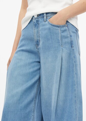 s.Oliver Wide leg Bandplooi jeans 'Suri' in Blauw