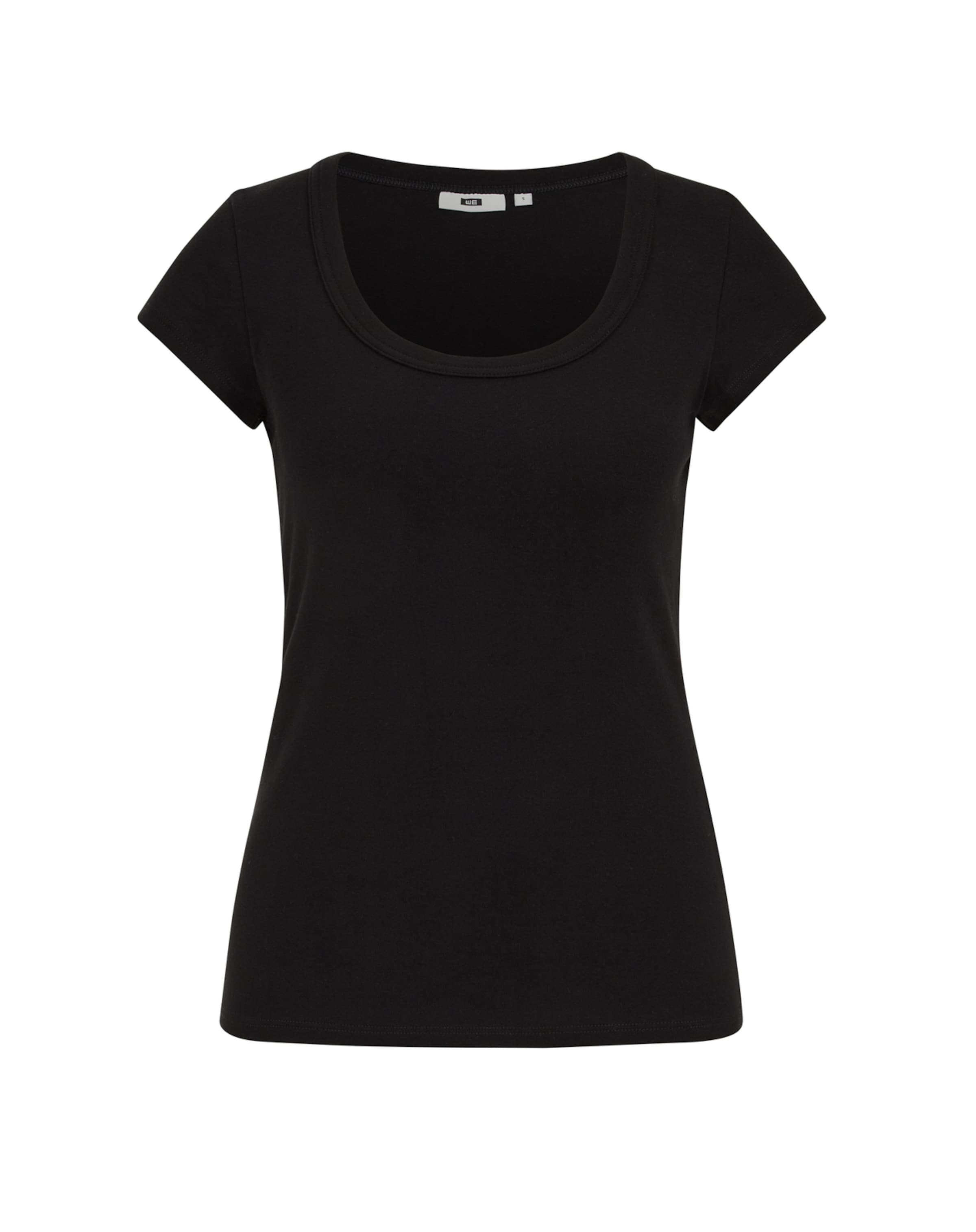 WE Fashion T-Shirt in Schwarz: Vorderseite